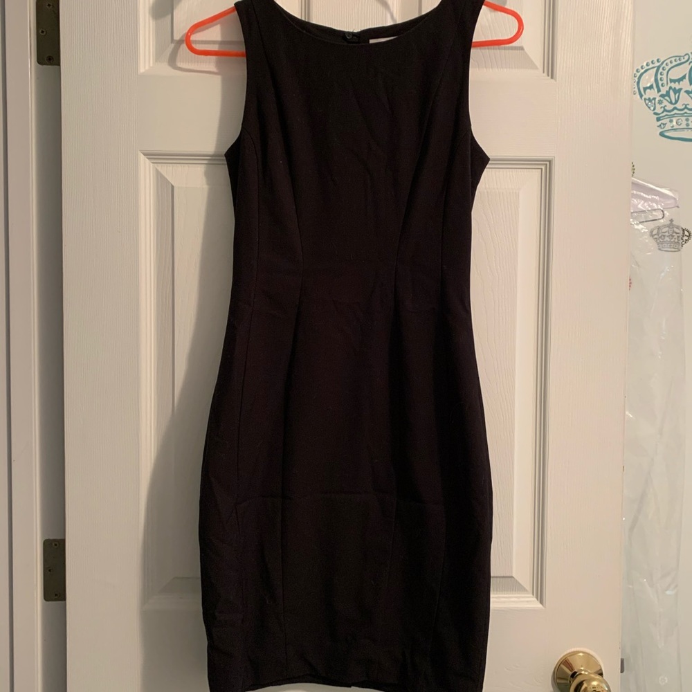 Fitted Lined H&M Black Dress size 2